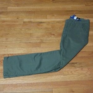 H&M Men's Green Slim Low Waist Chinos 32x32